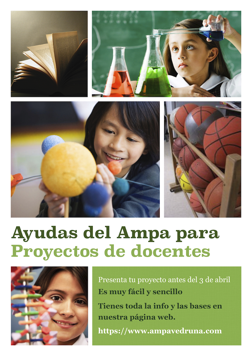 Ayudas Del Ampa A Proyectos De Docentes – AMPA VEDRUNA ZARAGOZA